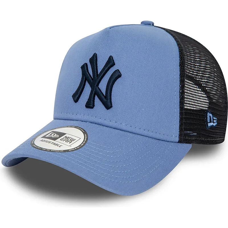 lippikset-kaareva-rekka-sininen-snapback-a-frame-league-essential-new-york-yankees-mlb-new-era