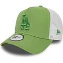 lippikset-kaareva-rekka-vihrea-snapback-a-frame-league-essential-los-angeles-dodgers-mlb-new-era