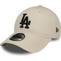 lippikset-kaareva-beige-saadettava-nauha-9twenty-league-essential-los-angeles-dodgers-mlb-new-era