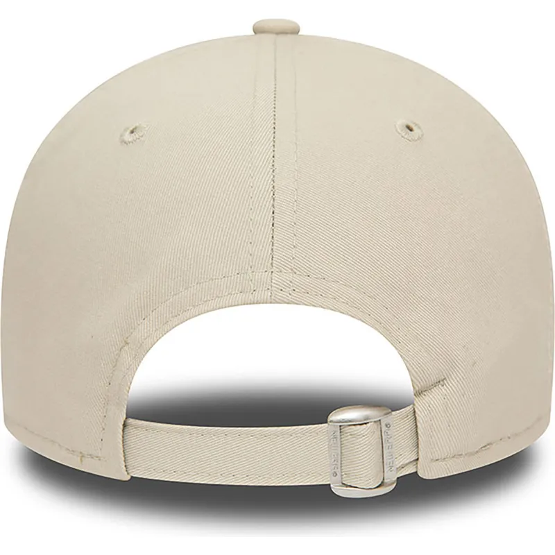 lippikset-kaareva-beige-saadettava-nauha-9twenty-league-essential-los-angeles-dodgers-mlb-new-era