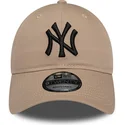 lippikset-kaareva-ruskea-saadettava-nauha-9twenty-league-essential-new-york-yankees-mlb-new-era