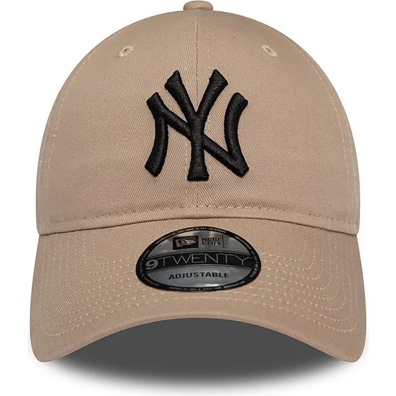 lippikset-kaareva-ruskea-saadettava-nauha-9twenty-league-essential-new-york-yankees-mlb-new-era