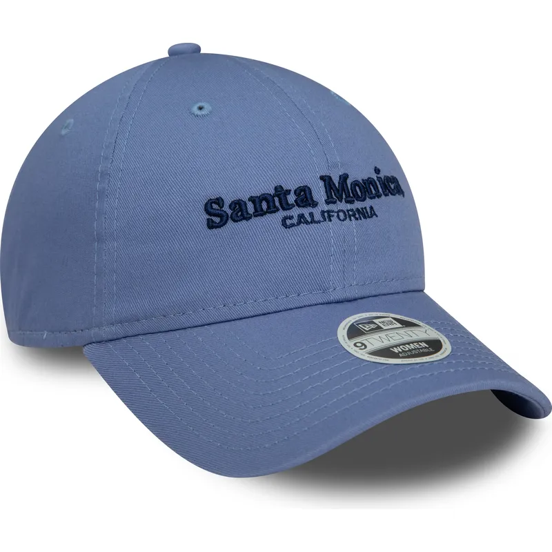 lippikset-kaareva-sininen-saadettava-nauha-9twenty-wordmark-santa-monica-california-new-era