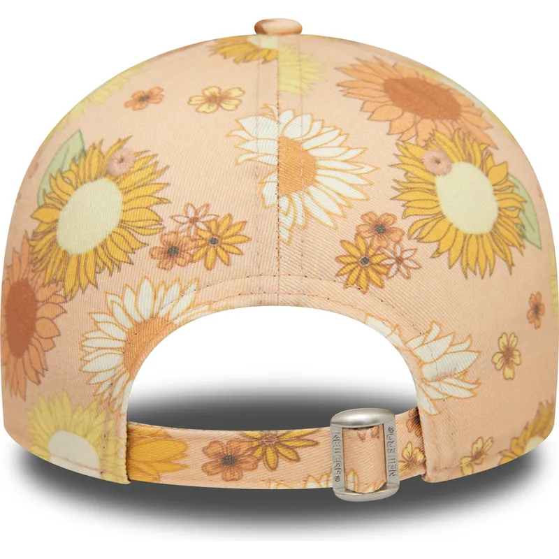 lippikset-kaareva-oranssi-saadettava-nauha-9forty-floral-all-over-print-new-york-yankees-mlb-new-era
