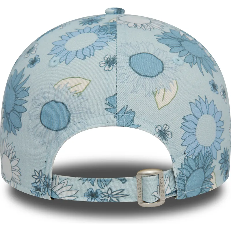 lippikset-kaareva-sininen-saadettava-nauha-9forty-floral-all-over-print-new-york-yankees-mlb-new-era