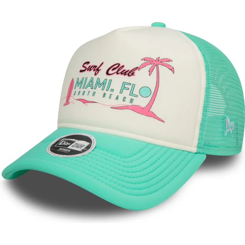 lippikset-kaareva-rekka-vihrea-snapback-a-frame-foam-front-miami-surf-club-florida-new-era lippikset-kaareva-rekka-vihrea-snapback-a-frame-foam-front-miami-surf-club-florida-new-era