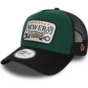 lippikset-kaareva-rekka-vihrea-snapback-a-frame-patch-motorsport-new-era
