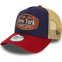 lippikset-kaareva-rekka-monivarinen-snapback-a-frame-patch-new-york-new-era