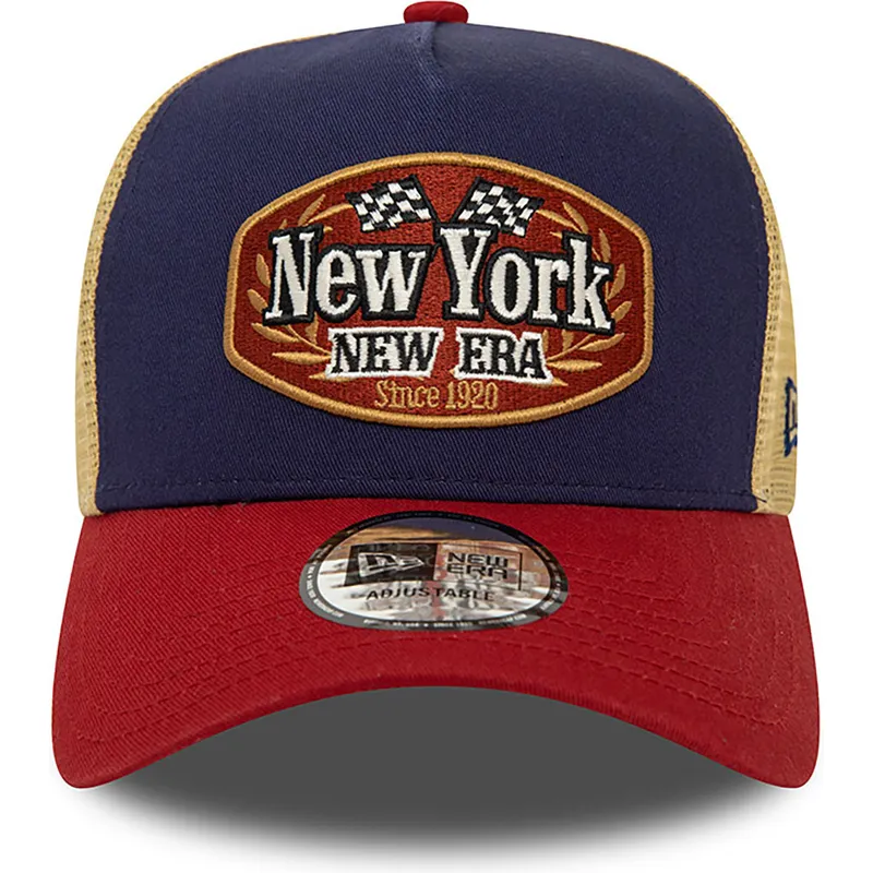 lippikset-kaareva-rekka-monivarinen-snapback-a-frame-patch-new-york-new-era