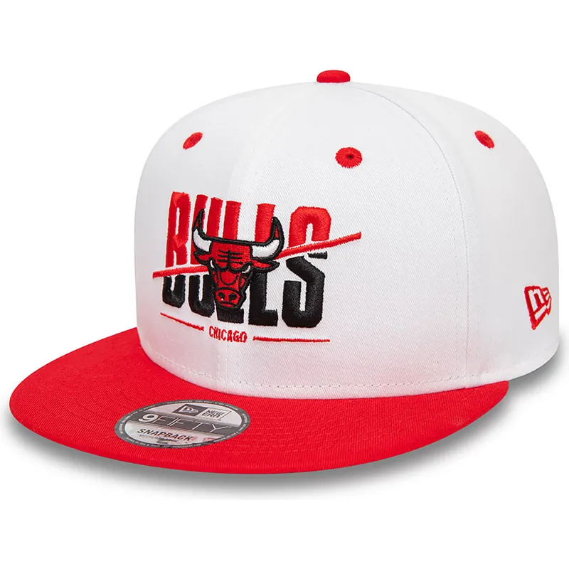 lippikset-littea-punainen-snapback-9fifty-white-crown-chicago-bulls-nba-new-era