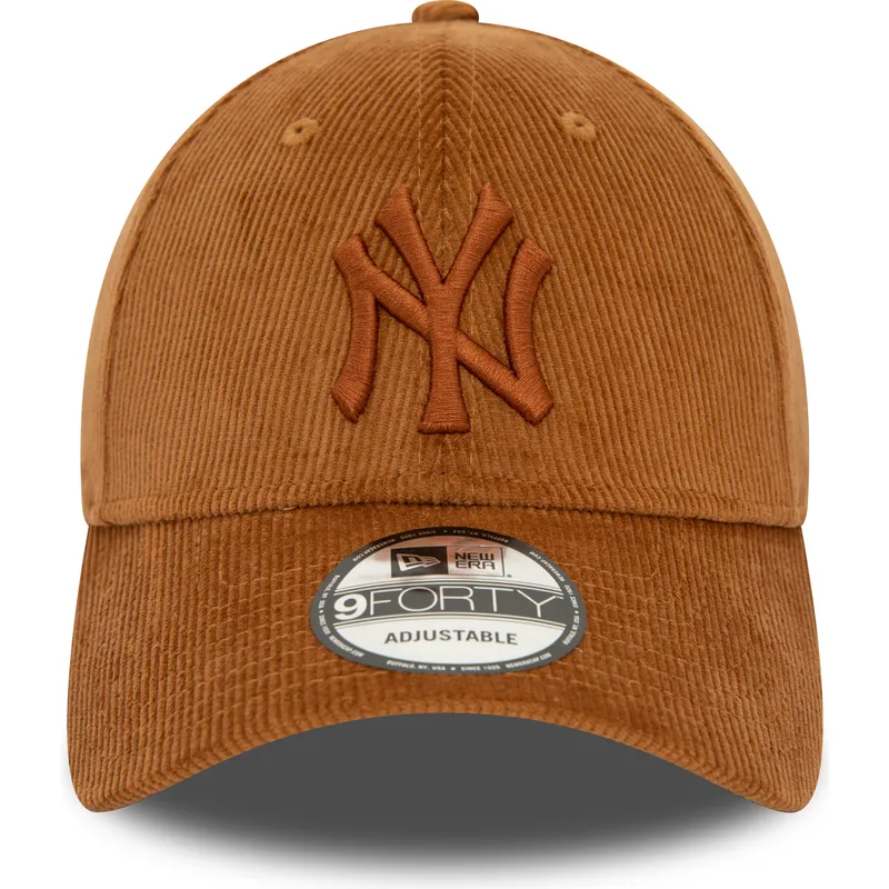 lippikset-kaareva-ruskea-saadettava-nauha-9forty-cord-new-york-yankees-mlb-new-era lippikset-kaareva-ruskea-saadettava-nauha-9forty-cord-new-york-yankees-mlb-new-era