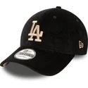 lippikset-kaareva-musta-saadettava-nauha-9forty-cord-los-angeles-dodgers-mlb-new-era