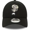 lippikset-kaareva-musta-saadettava-nauha-9forty-minor-league-lansing-lugnuts-milb-new-era
