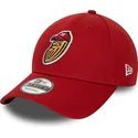 lippikset-kaareva-punainen-saadettava-nauha-9forty-minor-league-modesto-nuts-milb-new-era