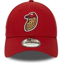lippikset-kaareva-punainen-saadettava-nauha-9forty-minor-league-modesto-nuts-milb-new-era