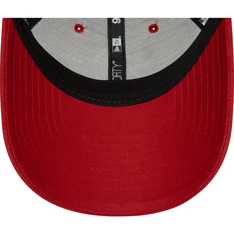 lippikset-kaareva-punainen-saadettava-nauha-9forty-minor-league-modesto-nuts-milb-new-era