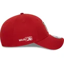 lippikset-kaareva-punainen-saadettava-nauha-9forty-minor-league-modesto-nuts-milb-new-era
