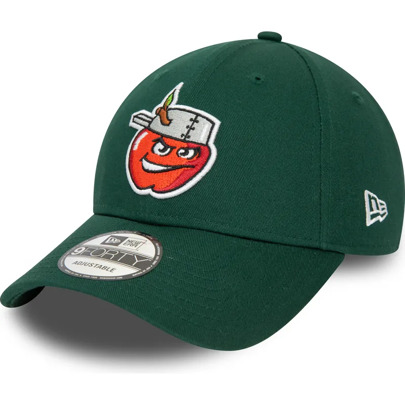 lippikset-kaareva-vihrea-saadettava-nauha-9forty-minor-league-fort-wayne-tincaps-milb-new-era