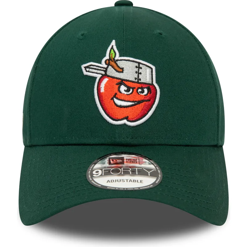 lippikset-kaareva-vihrea-saadettava-nauha-9forty-minor-league-fort-wayne-tincaps-milb-new-era