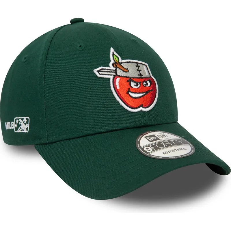 lippikset-kaareva-vihrea-saadettava-nauha-9forty-minor-league-fort-wayne-tincaps-milb-new-era