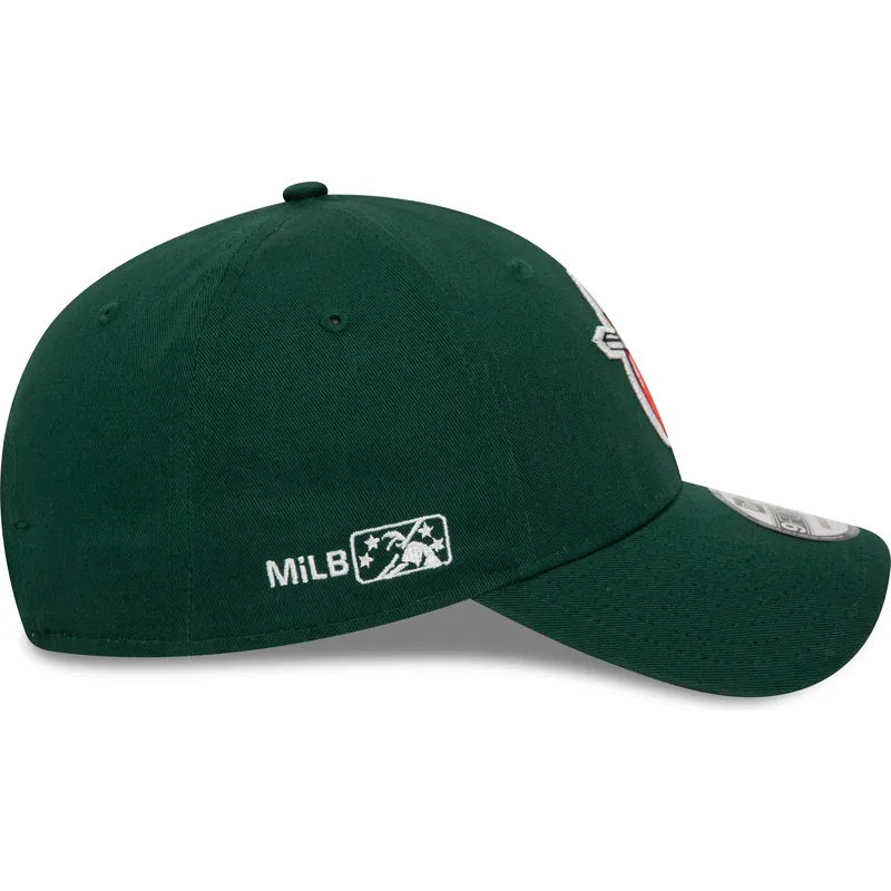 lippikset-kaareva-vihrea-saadettava-nauha-9forty-minor-league-fort-wayne-tincaps-milb-new-era