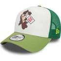 lippikset-kaareva-rekka-vihrea-snapback-a-frame-frame-character-tasmania-looney-tunes-new-era