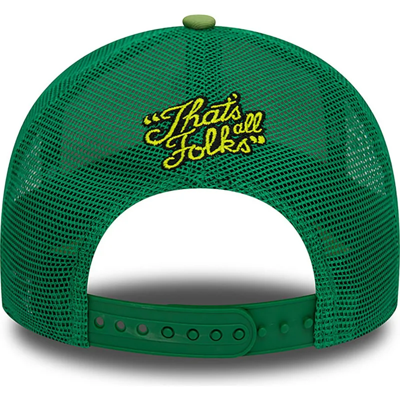 lippikset-kaareva-rekka-vihrea-snapback-a-frame-frame-character-tasmania-looney-tunes-new-era