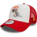 lippikset-kaareva-rekka-punainen-snapback-a-frame-character-pato-lucas-y-porky-pig-looney-tunes-new-era