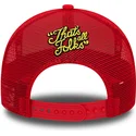 lippikset-kaareva-rekka-punainen-snapback-a-frame-character-pato-lucas-y-porky-pig-looney-tunes-new-era