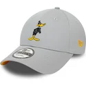 lippikset-kaareva-harmaa-saadettava-nauha-9forty-character-pato-lucas-looney-tunes-new-era