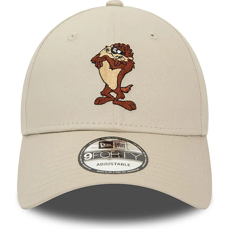 lippikset-kaareva-beige-saadettava-nauha-9forty-character-tasmania-looney-tunes-new-era
