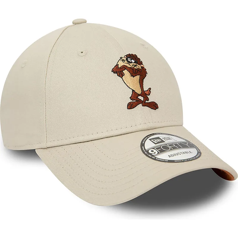 lippikset-kaareva-beige-saadettava-nauha-9forty-character-tasmania-looney-tunes-new-era