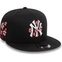 lippikset-littea-musta-snapback-9fifty-flower-icon-new-york-yankees-mlb-new-era