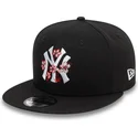 lippikset-littea-musta-snapback-9fifty-flower-icon-new-york-yankees-mlb-new-era