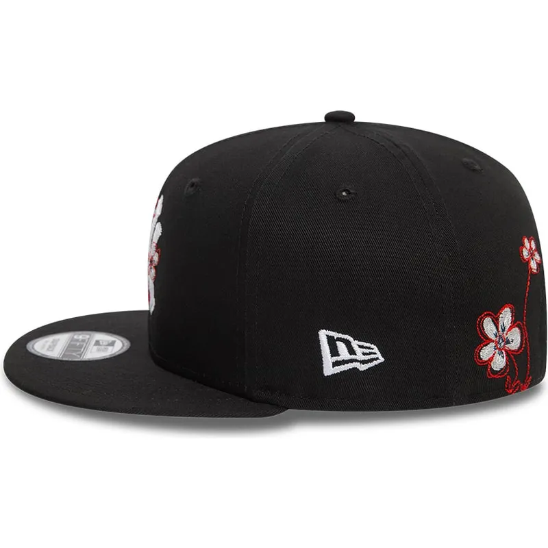lippikset-littea-musta-snapback-9fifty-flower-icon-new-york-yankees-mlb-new-era