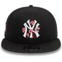 lippikset-littea-musta-snapback-9fifty-flower-icon-new-york-yankees-mlb-new-era