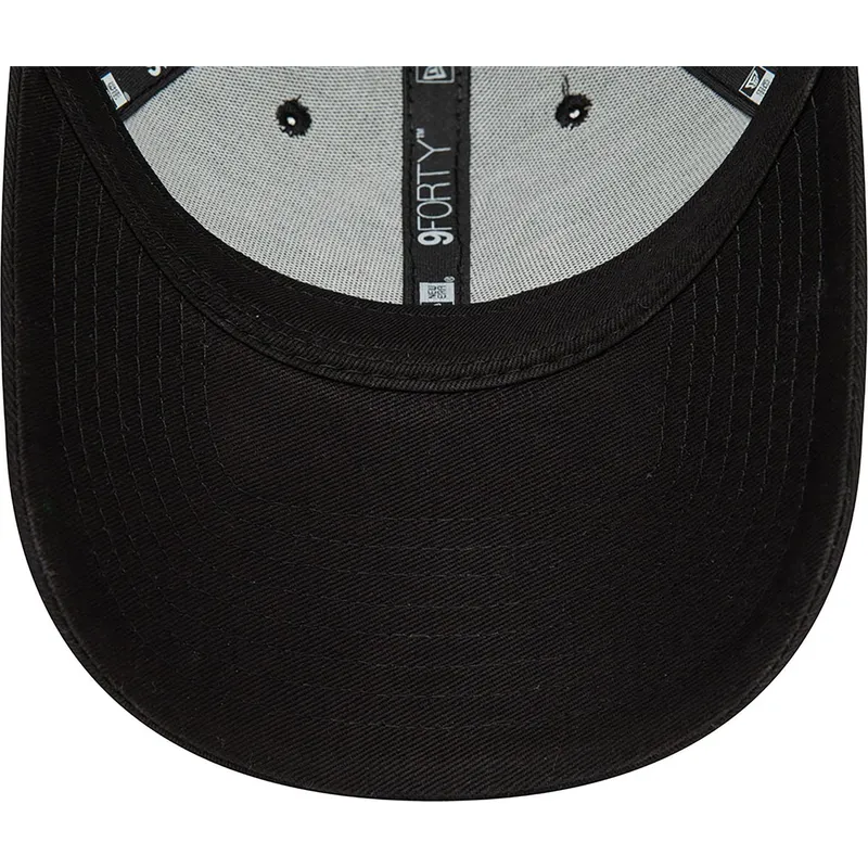 lippikset-kaareva-musta-saadettava-nauha-9forty-flower-icon-new-york-yankees-mlb-new-era