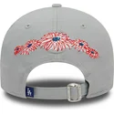 lippikset-kaareva-harmaa-saadettava-nauha-9forty-flower-icon-los-angeles-dodgers-mlb-new-era