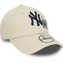 lippikset-kaareva-beige-saadettava-nauha-9forty-food-character-new-york-yankees-mlb-new-era