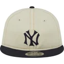 lippikset-littea-beige-saadettava-nauha-9fifty-retro-crown-denim-new-york-yankees-mlb-new-era