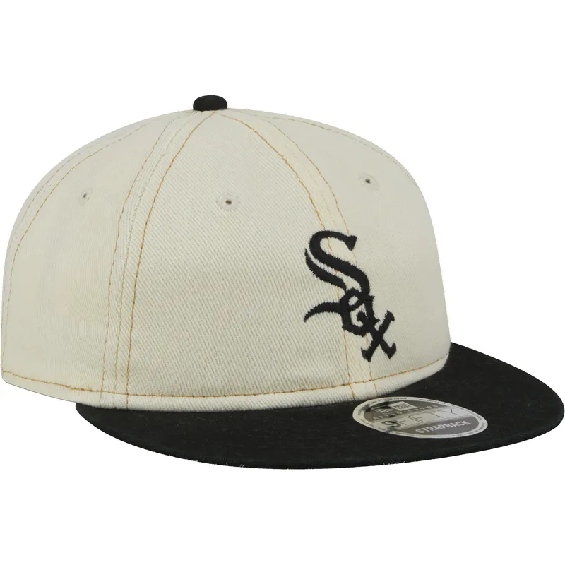 lippikset-littea-beige-snapback-9fifty-retro-crown-denim-chicago-white-sox-mlb-new-era