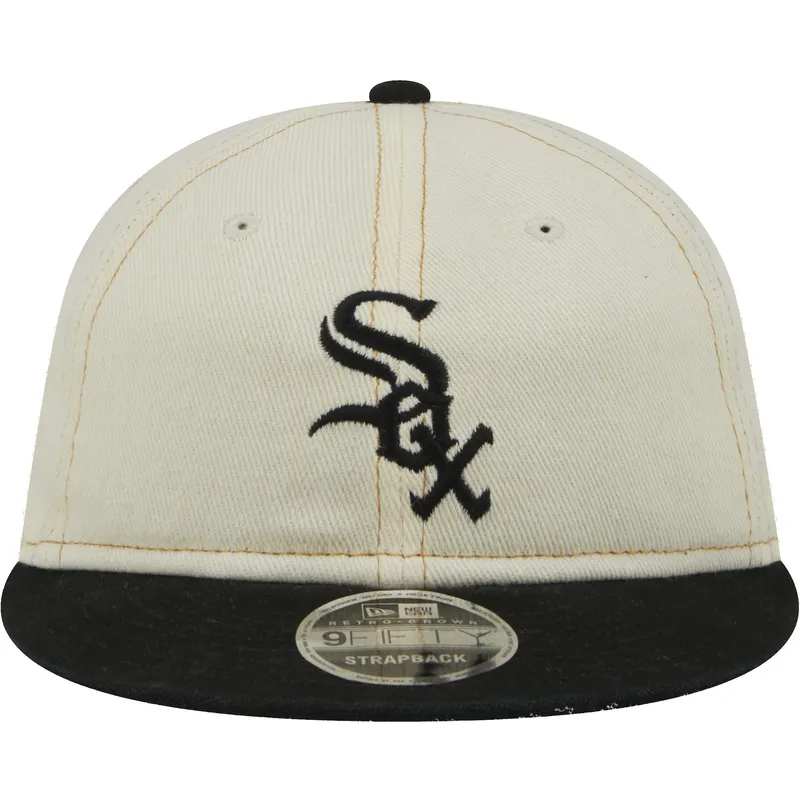 lippikset-littea-beige-snapback-9fifty-retro-crown-denim-chicago-white-sox-mlb-new-era