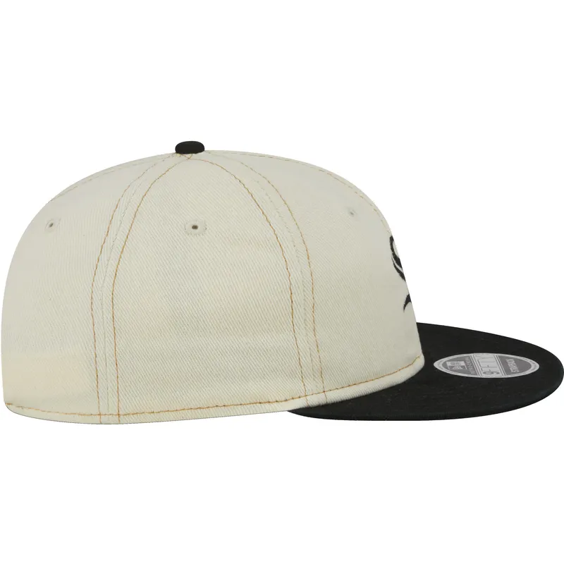 lippikset-littea-beige-snapback-9fifty-retro-crown-denim-chicago-white-sox-mlb-new-era