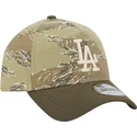 lippikset-kaareva-maastokuvio-snapback-9forty-a-frame-two-tone-tiger-los-angeles-dodgers-mlb-new-era