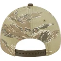 lippikset-kaareva-maastokuvio-snapback-9forty-a-frame-two-tone-tiger-new-york-yankees-mlb-new-era