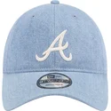 lippikset-kaareva-sininen-saadettava-nauha-9twenty-washed-denim-atlanta-braves-mlb-new-era