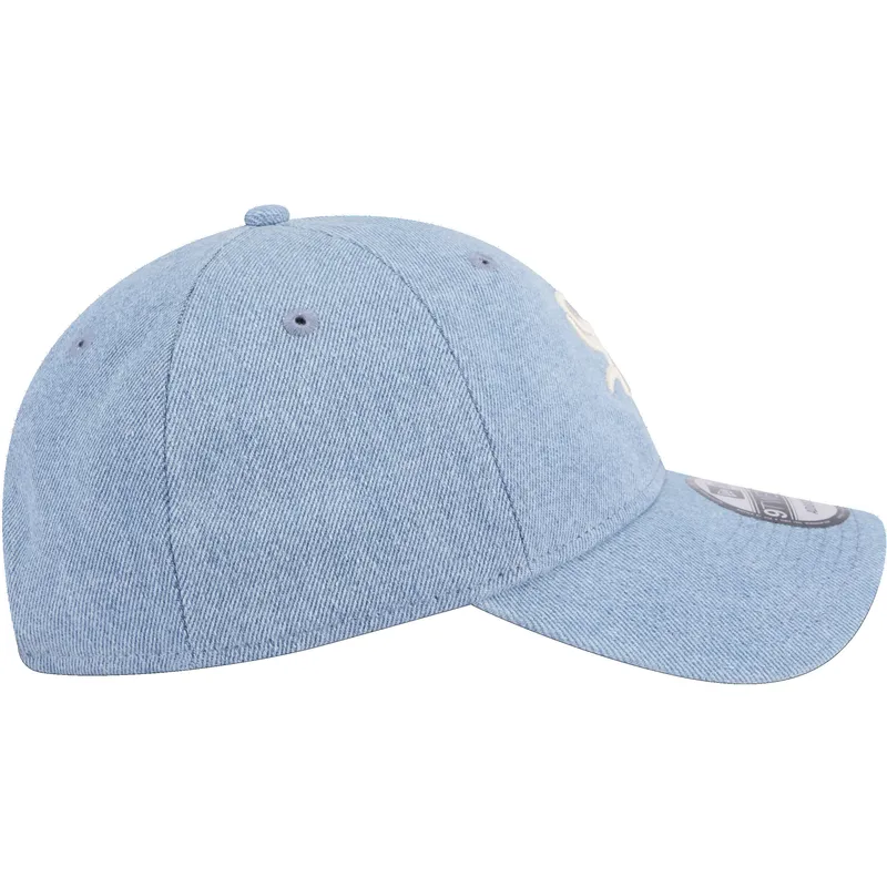 lippikset-kaareva-sininen-saadettava-nauha-9twenty-washed-denim-chicago-white-sox-mlb-new-era