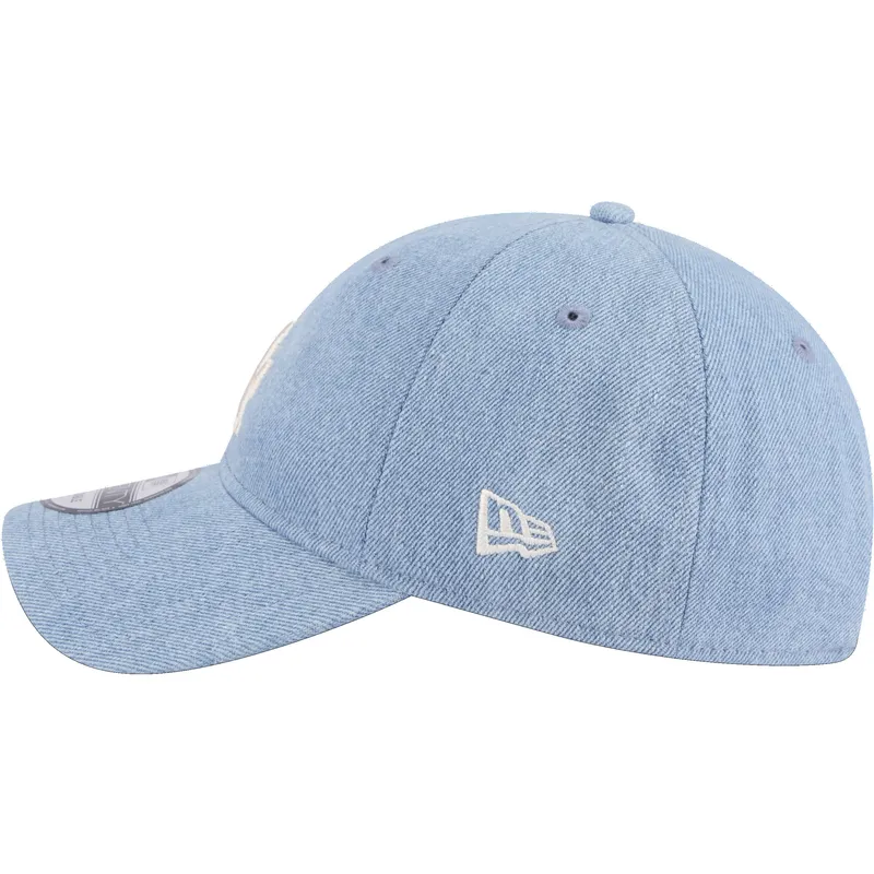 lippikset-kaareva-sininen-saadettava-nauha-9twenty-washed-denim-los-angeles-dodgers-mlb-new-era