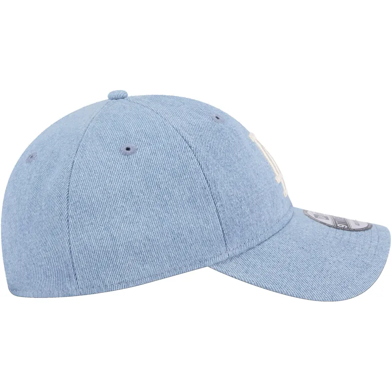 lippikset-kaareva-sininen-saadettava-nauha-9twenty-washed-denim-los-angeles-dodgers-mlb-new-era