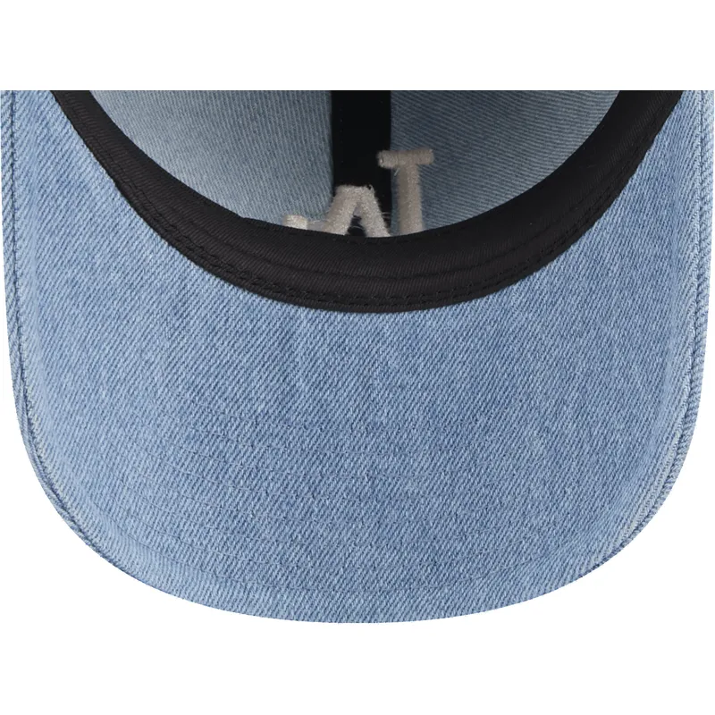 lippikset-kaareva-sininen-saadettava-nauha-9twenty-washed-denim-los-angeles-dodgers-mlb-new-era